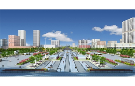 赤峰高鐵站東廣場